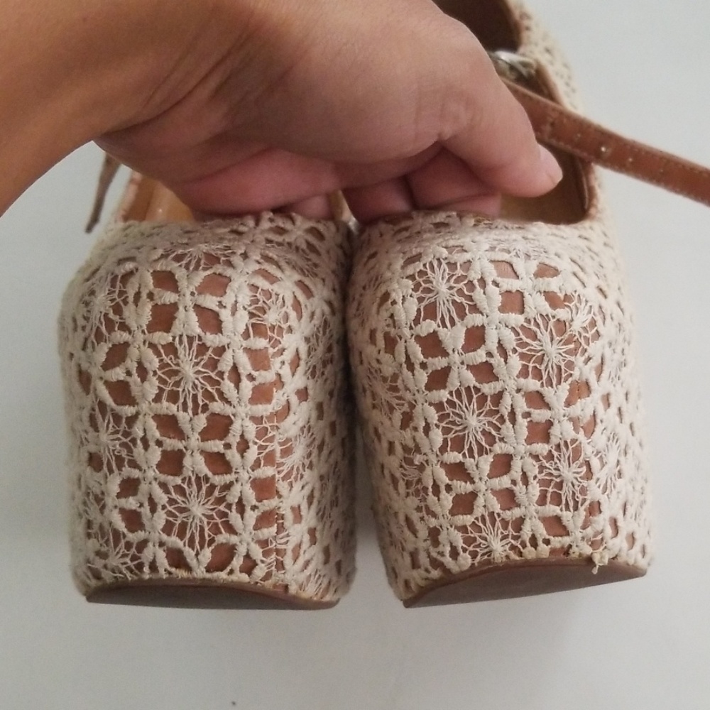 Jeffrey Campbell Lace Night Walk Platforms - Picture 8 of 8